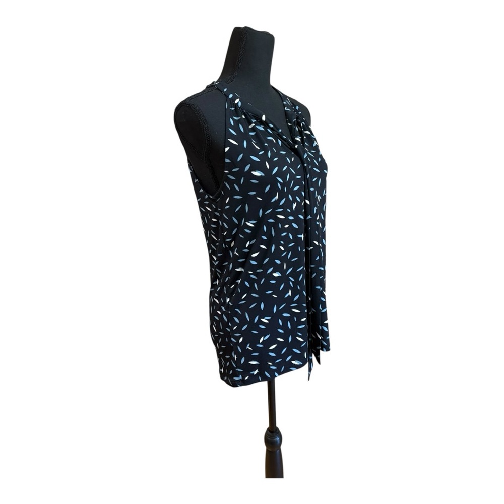 Banana Republic Black and White Sleeveless Top